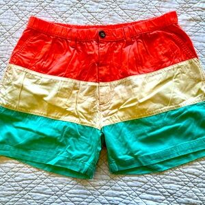 Chubbies original 5.5” tri-color block shorts XL